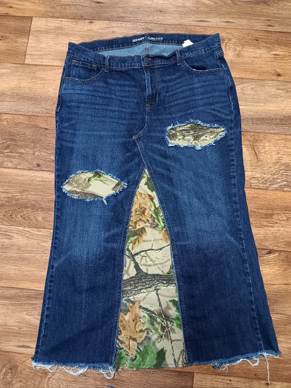 Modest Realtree Skirt 16W Plus Size Hippy Handmade